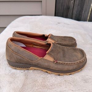 Twisted X Slip-On Driving Mocs Size 6
